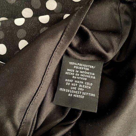 K Studio | Polkadots Ruffled Midi Dress | Black & White | Size: 8 - Picture 4 of 7